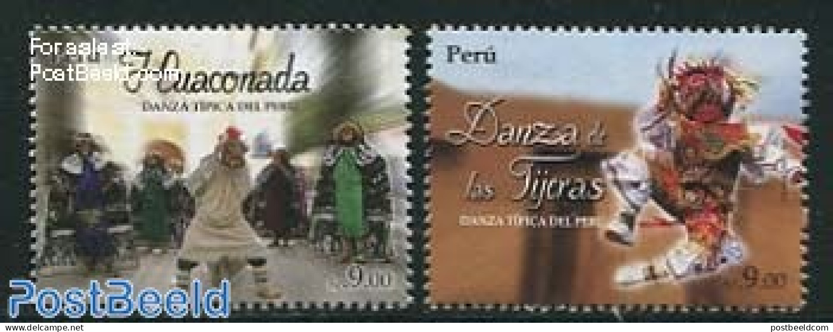 Peru 2011 Folklore 2v, Mint NH, Performance Art - Various - Dance & Ballet - Folklore - Danza