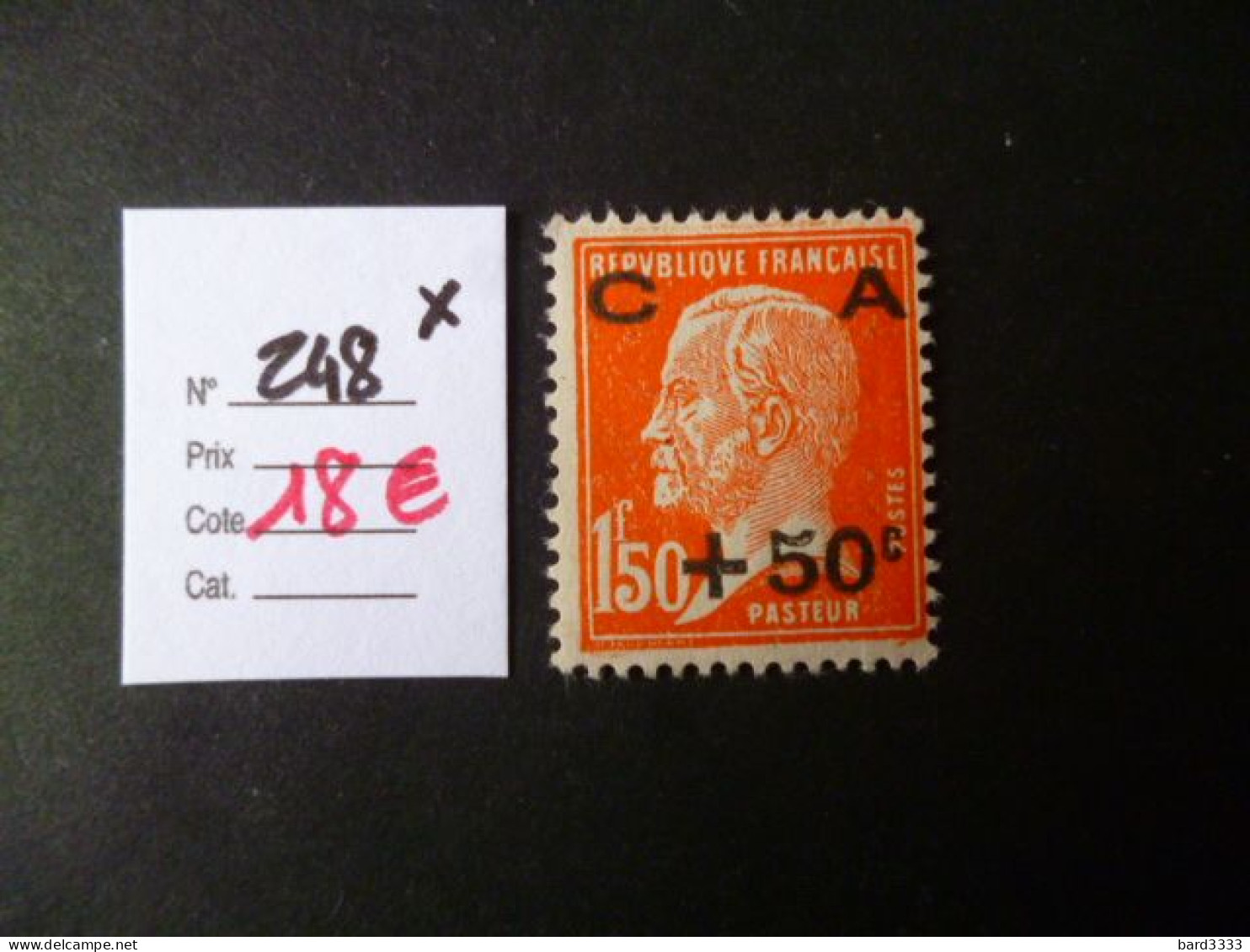 Timbre France Neuf * Caisse Amortissement N° 248 Cote 18 € - Ungebraucht