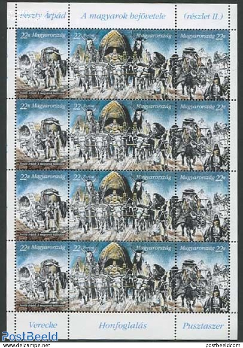 Hungary 1995 History M/s, Mint NH, History - Unused Stamps