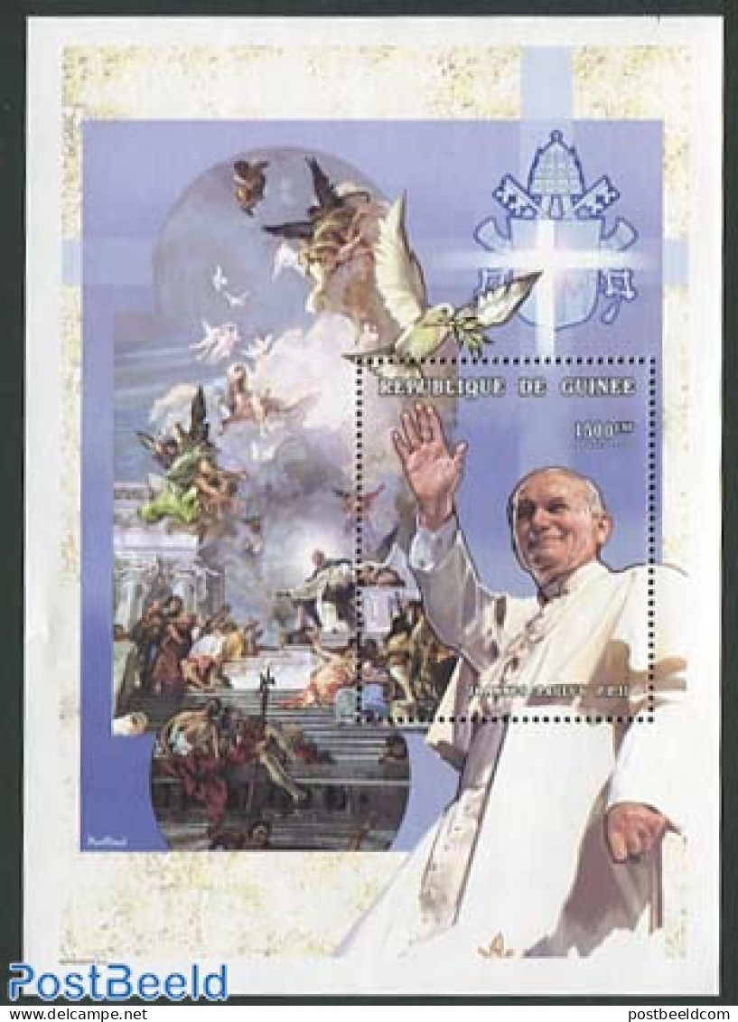 Guinea, Republic 1998 Pope John Paul II S/s, Mint NH, Religion - Pope - Religion - Päpste