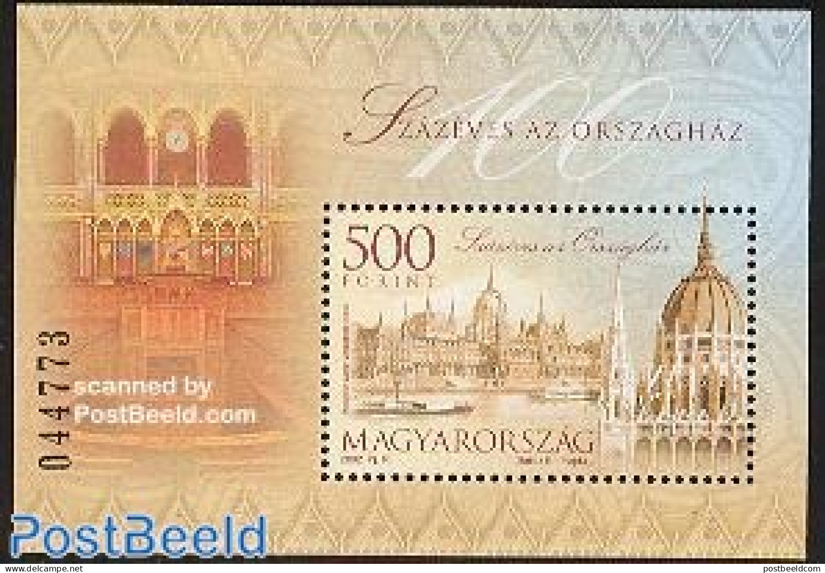 Hungary 2002 Parliament S/s, Mint NH, Transport - Ships And Boats - Nuevos