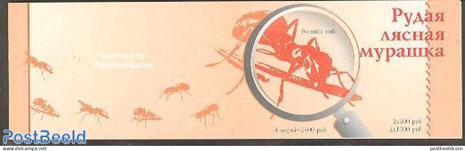 Belarus 2002 Ants Booklet, Mint NH, Nature - Insects - Stamp Booklets - Unclassified