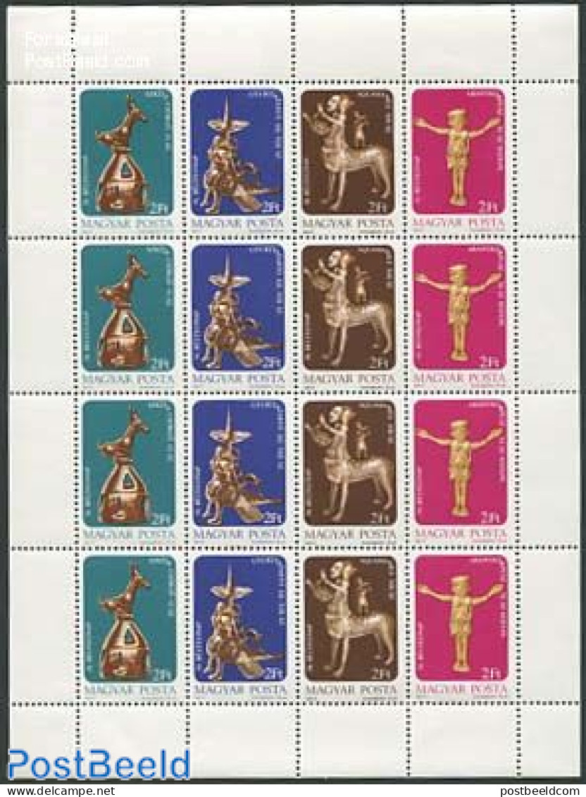 Hungary 1977 Stamp Day M/s, Mint NH, Stamp Day - Art - Children Drawings - Ongebruikt