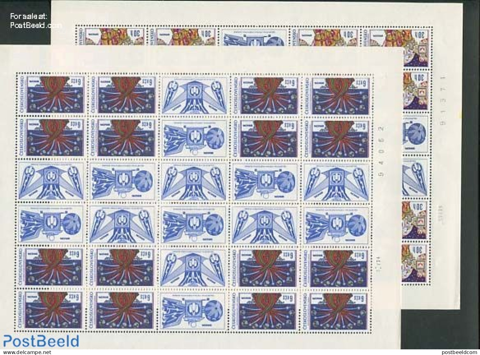Czechoslovkia 1974 BRNO Exposition 2 M/ss, Mint NH - Other & Unclassified