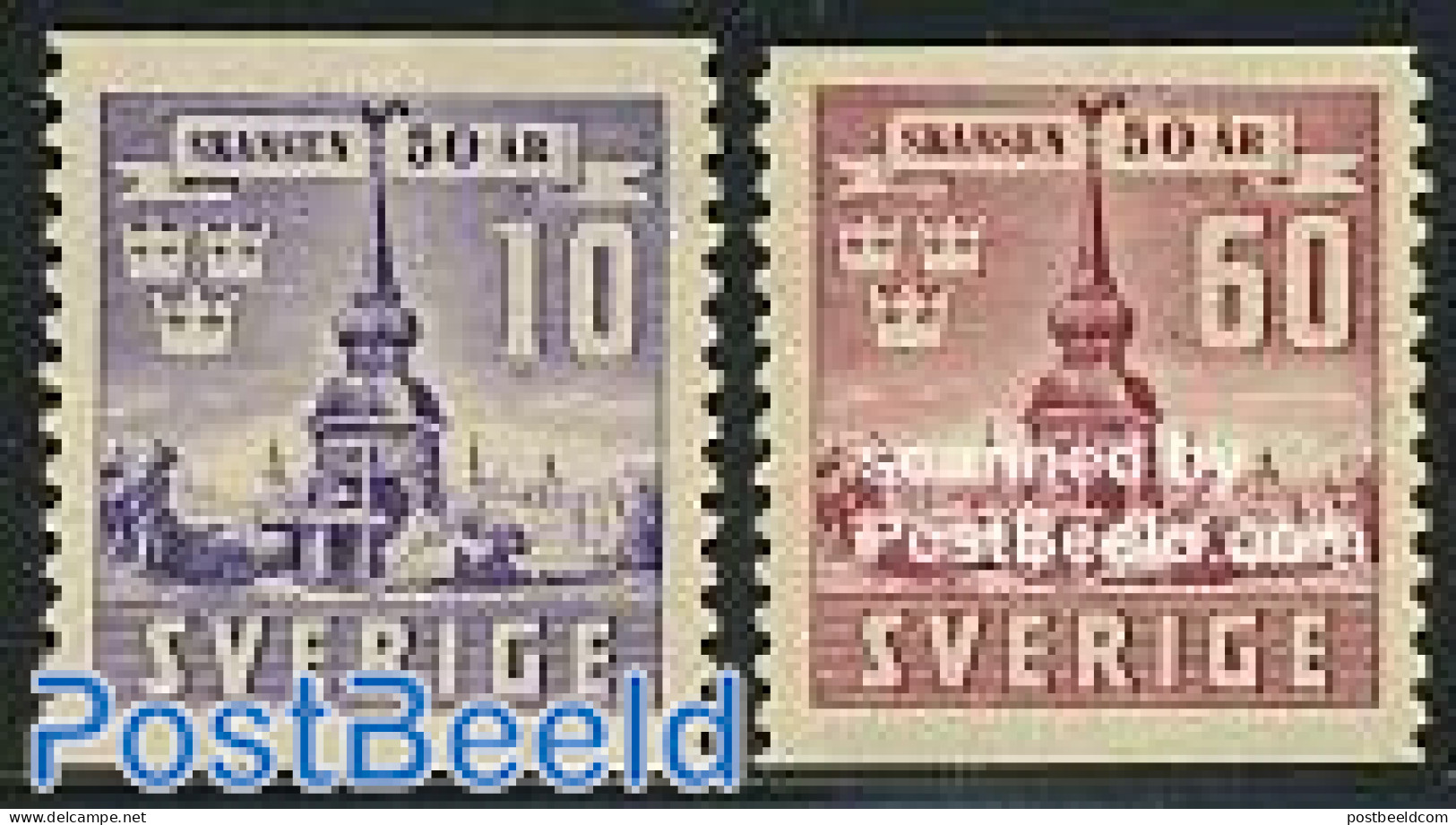 Sweden 1941 Skansen Museum 2v, Mint NH, Art - Museums - Unused Stamps