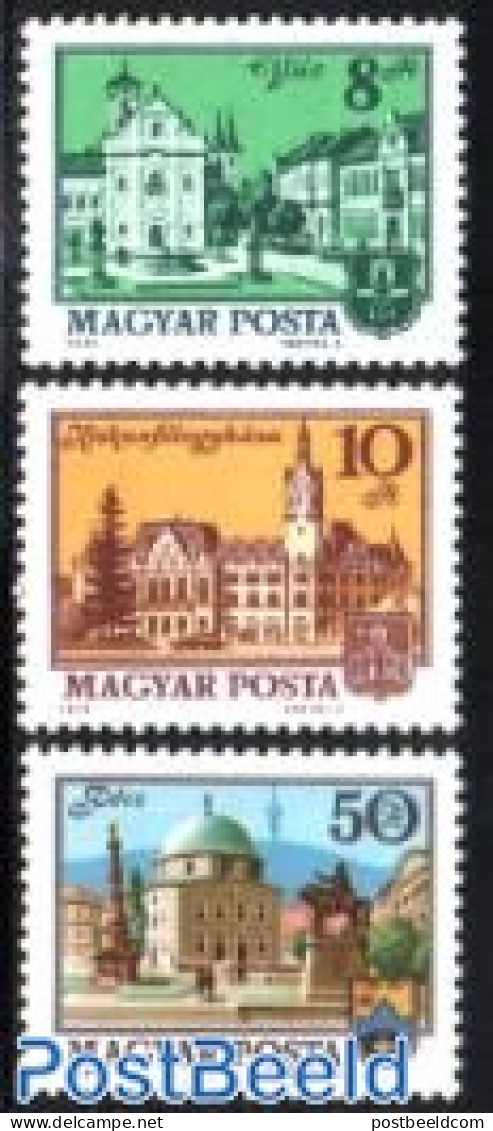 Hungary 1974 Definitives 3v, Mint NH - Unused Stamps