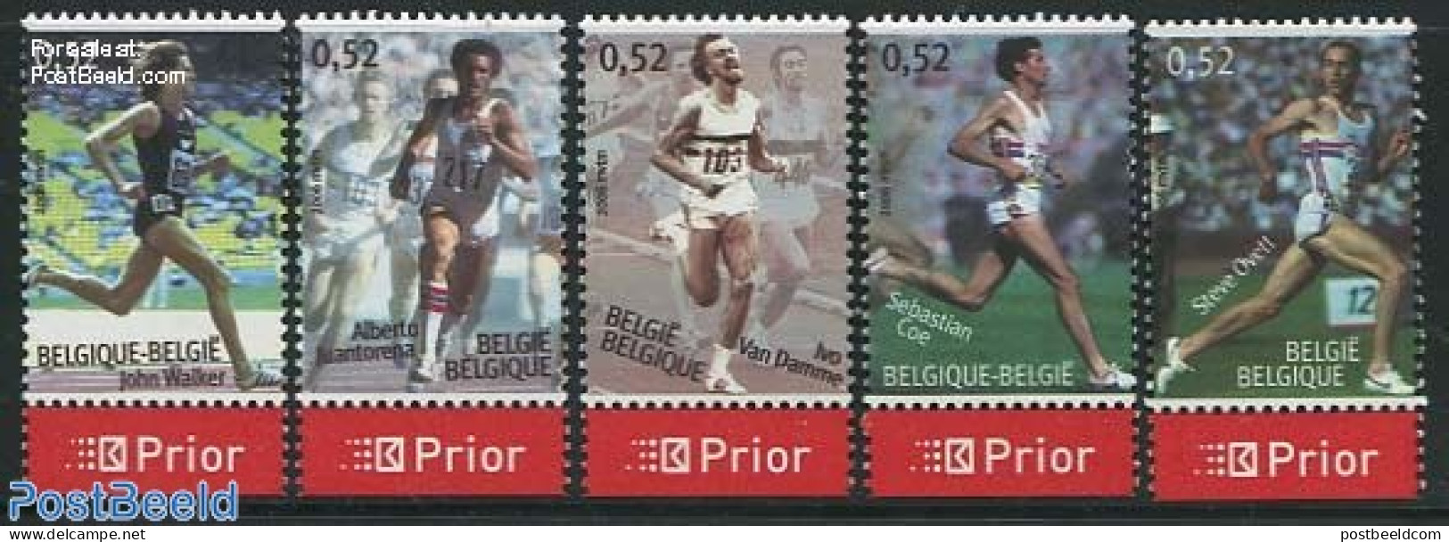 Belgium 2006 Memorial Van Damme 5v, Mint NH, Sport - Athletics - Sport (other And Mixed) - Ongebruikt