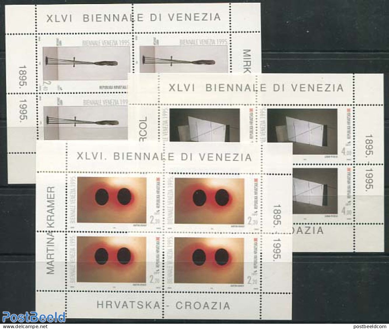 Croatia 1995 Art Biennale Venice, Mint NH - Croacia