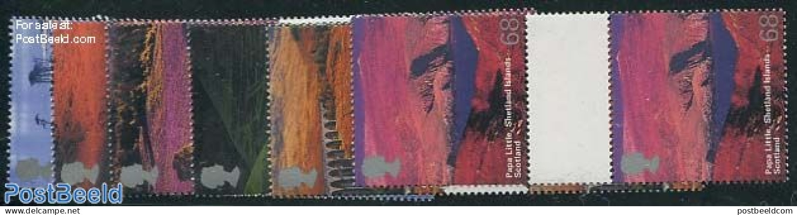 Great Britain 2003 Scotland 6v, Gutter Pairs, Mint NH - Ungebraucht