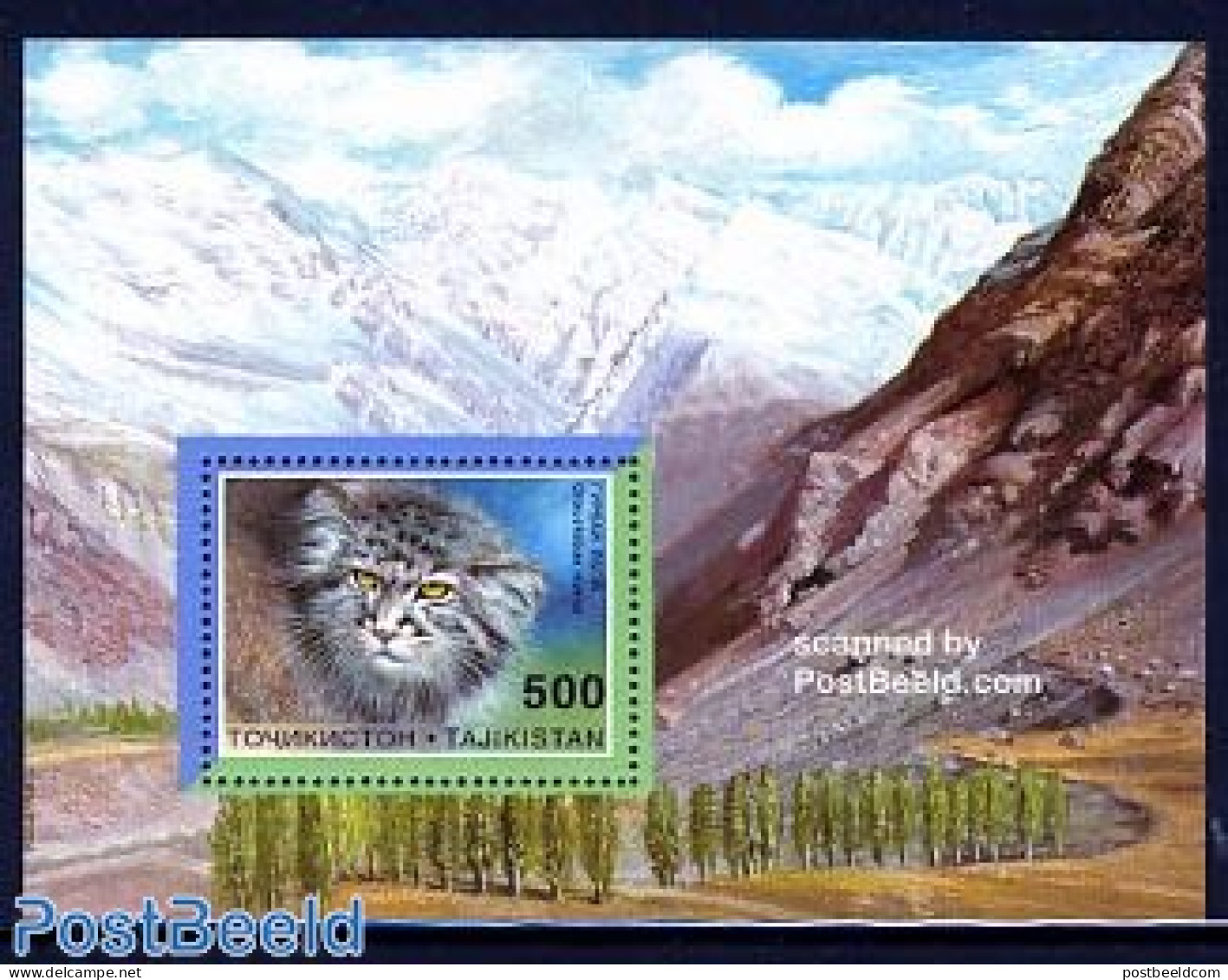 Tajikistan 1996 Small Catlikes S/s, Mint NH, Nature - Animals (others & Mixed) - Cat Family - Cats - Tadschikistan