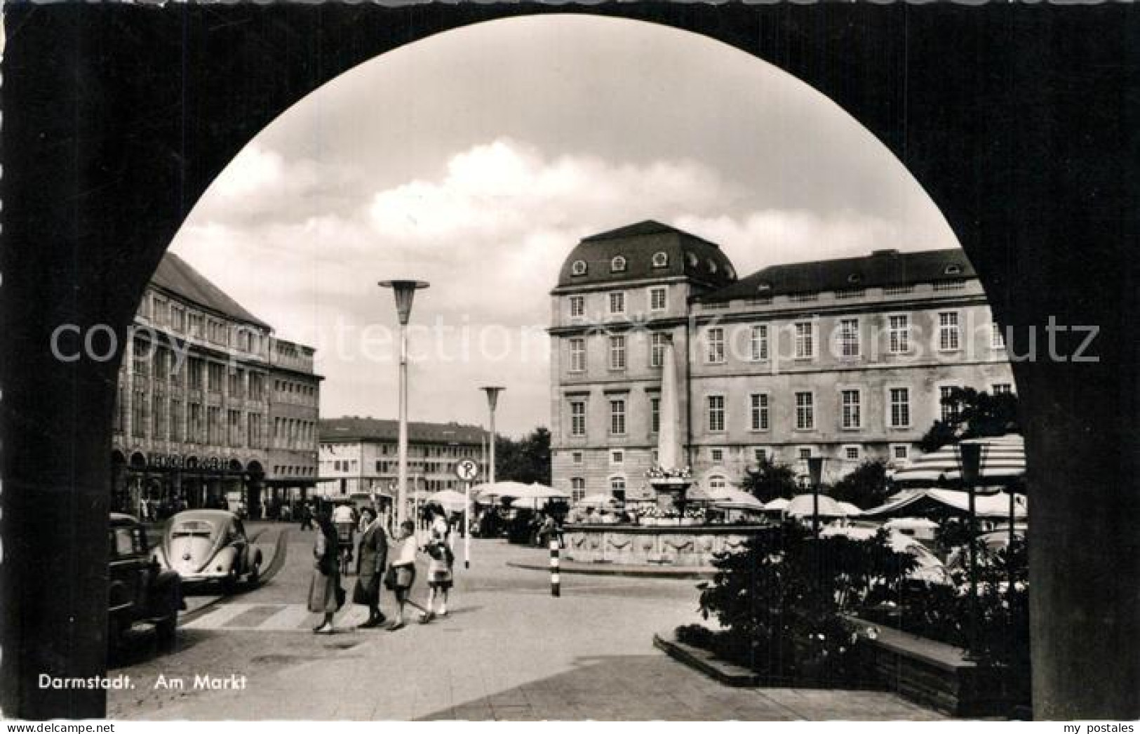 73356450 Darmstadt Partie Am Markt Brunnen Darmstadt - Darmstadt