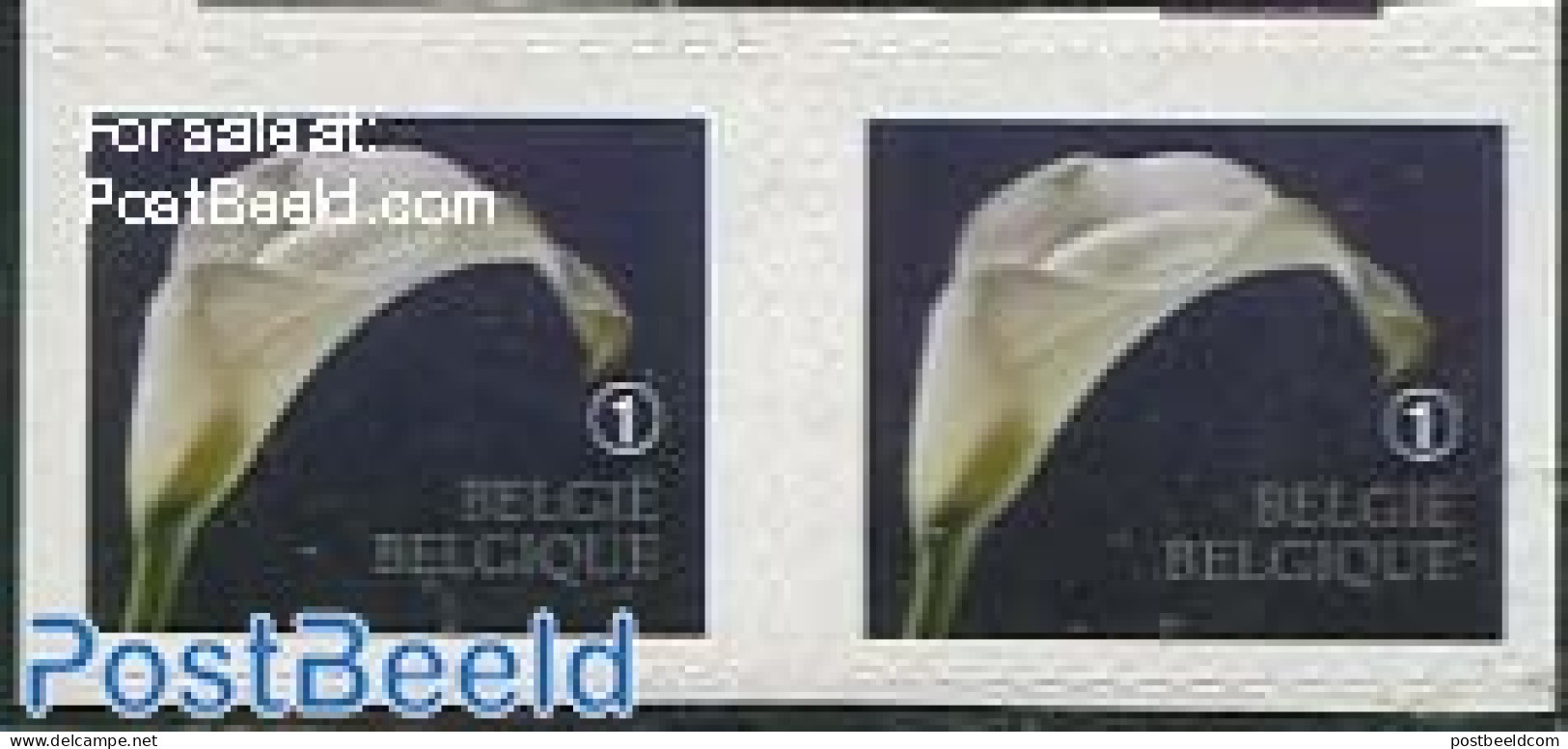 Belgium 2013 Mourning Stamps, Pair S-a, Mint NH, Nature - Flowers & Plants - Nuevos