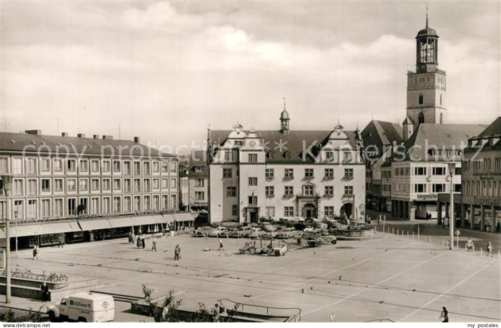 73356446 Darmstadt Marktplatz Rathaus Stadtkirche Darmstadt - Darmstadt