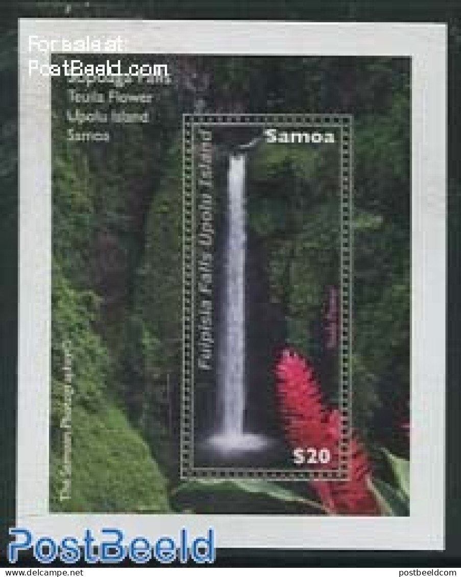 Samoa 2013 Sopoaga Fall S/s, Mint NH, Nature - Water, Dams & Falls - Samoa (Staat)