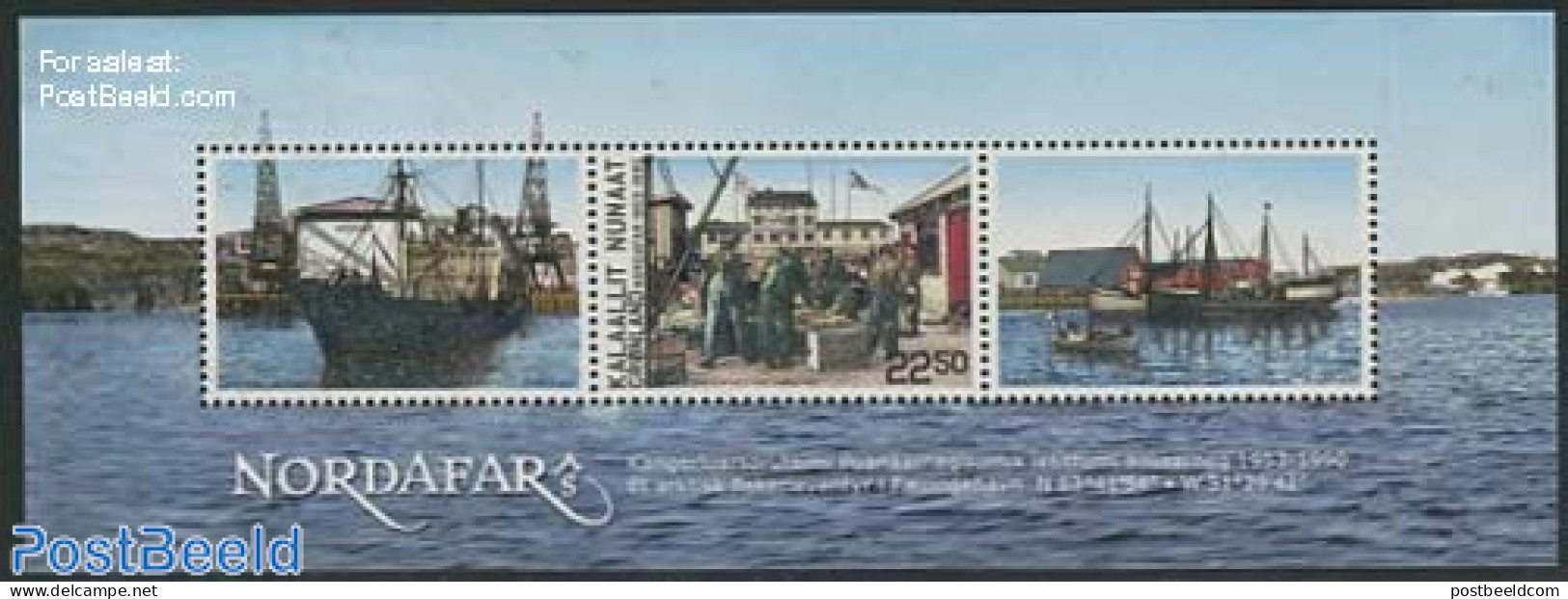 Greenland 2013 Nordafar S/s, Joint Issue Foroyar, Mint NH, Nature - Transport - Various - Fishing - Ships And Boats - .. - Ungebraucht