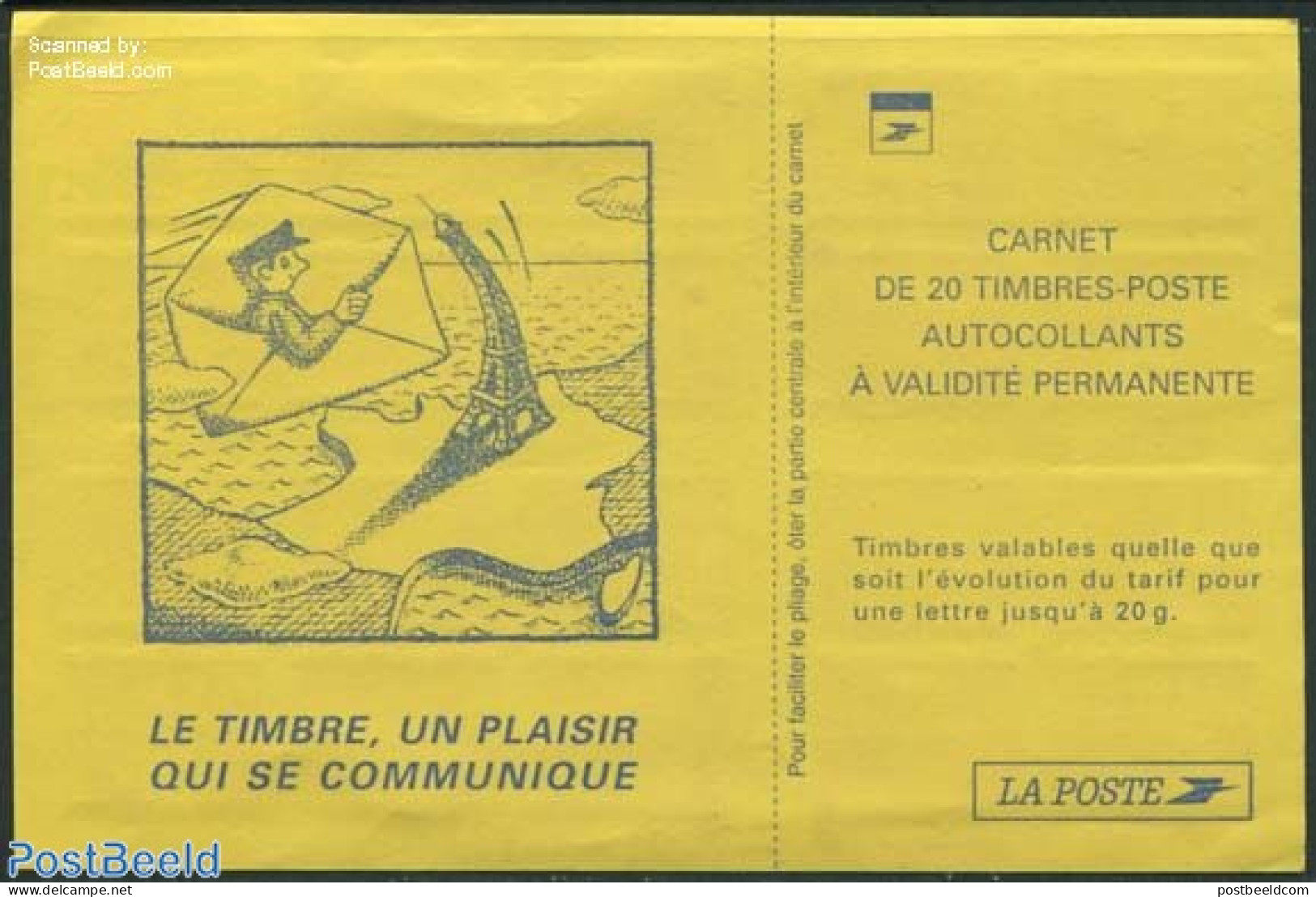 France 1997 Definitives Foil Booklet With 20 Stamps, Mint NH, Stamp Booklets - Neufs