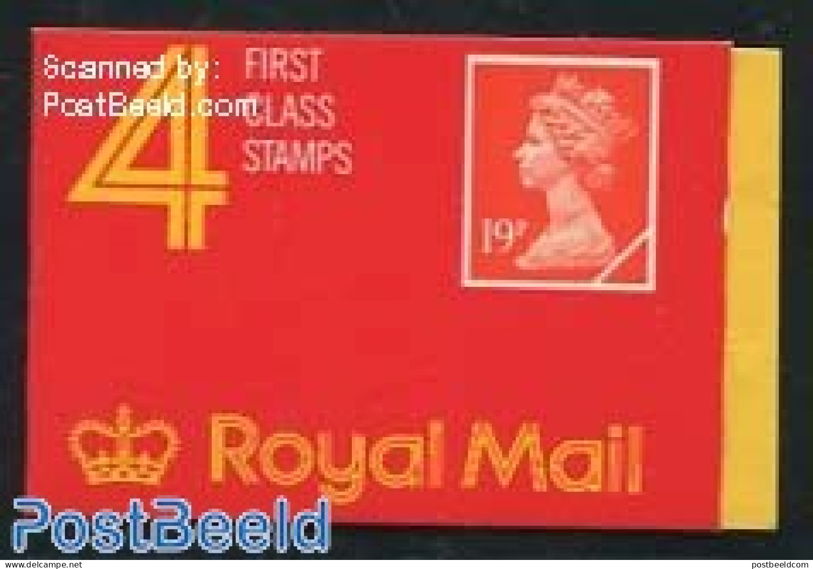 Great Britain 1988 Definitives Booklet, 4x19p, Mint NH, Stamp Booklets - Ongebruikt