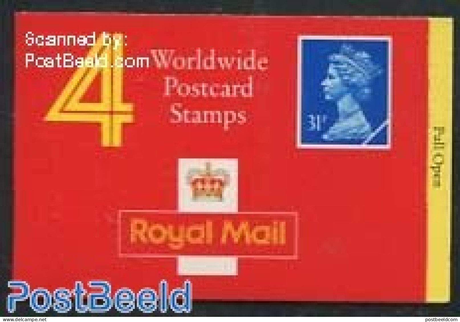 Great Britain 1990 Definitives Booklet, 4x31p, Mint NH, Stamp Booklets - Neufs