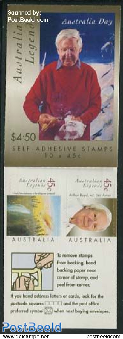 Australia 1999 Arthur Boyd Booklet S-a, Mint NH, Stamp Booklets - Art - Modern Art (1850-present) - Paintings - Ungebraucht