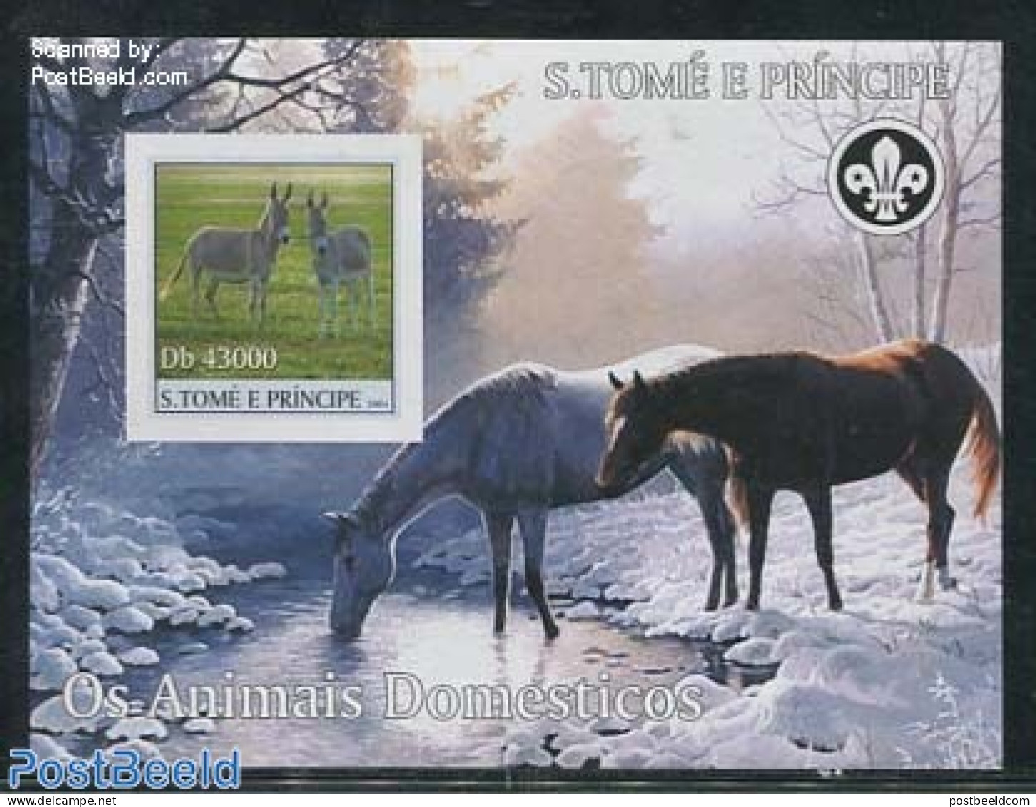 Sao Tome/Principe 2004 Muel S/s, Imperforated, Mint NH, Nature - Animals (others & Mixed) - Sao Tome And Principe