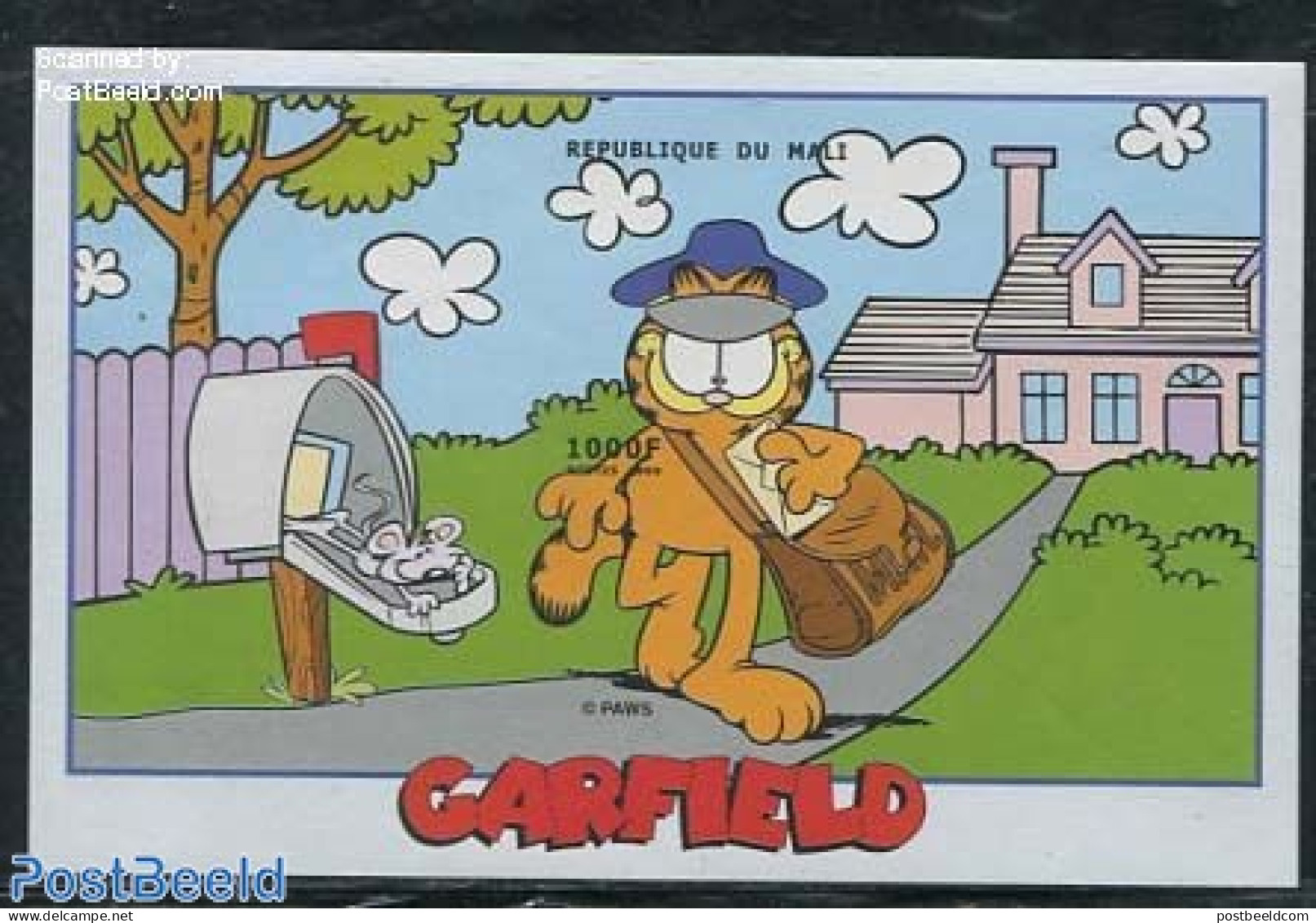 Mali 1999 Garfield S/s, Imperforated, Mint NH, Art - Comics (except Disney) - Bandes Dessinées