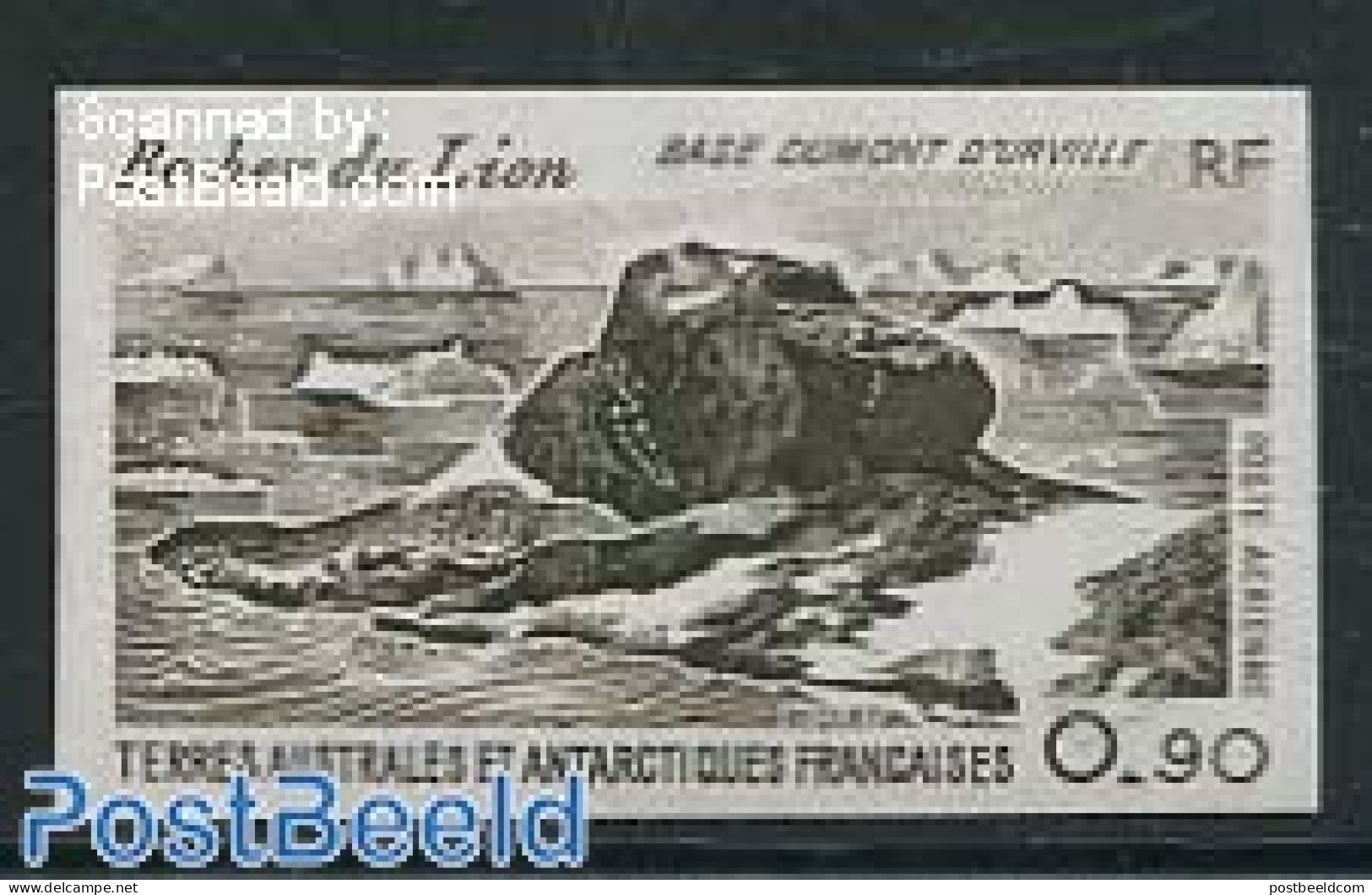 French Antarctic Territory 1979 Dumont DUrville, Colour Proof, Mint NH - Ongebruikt