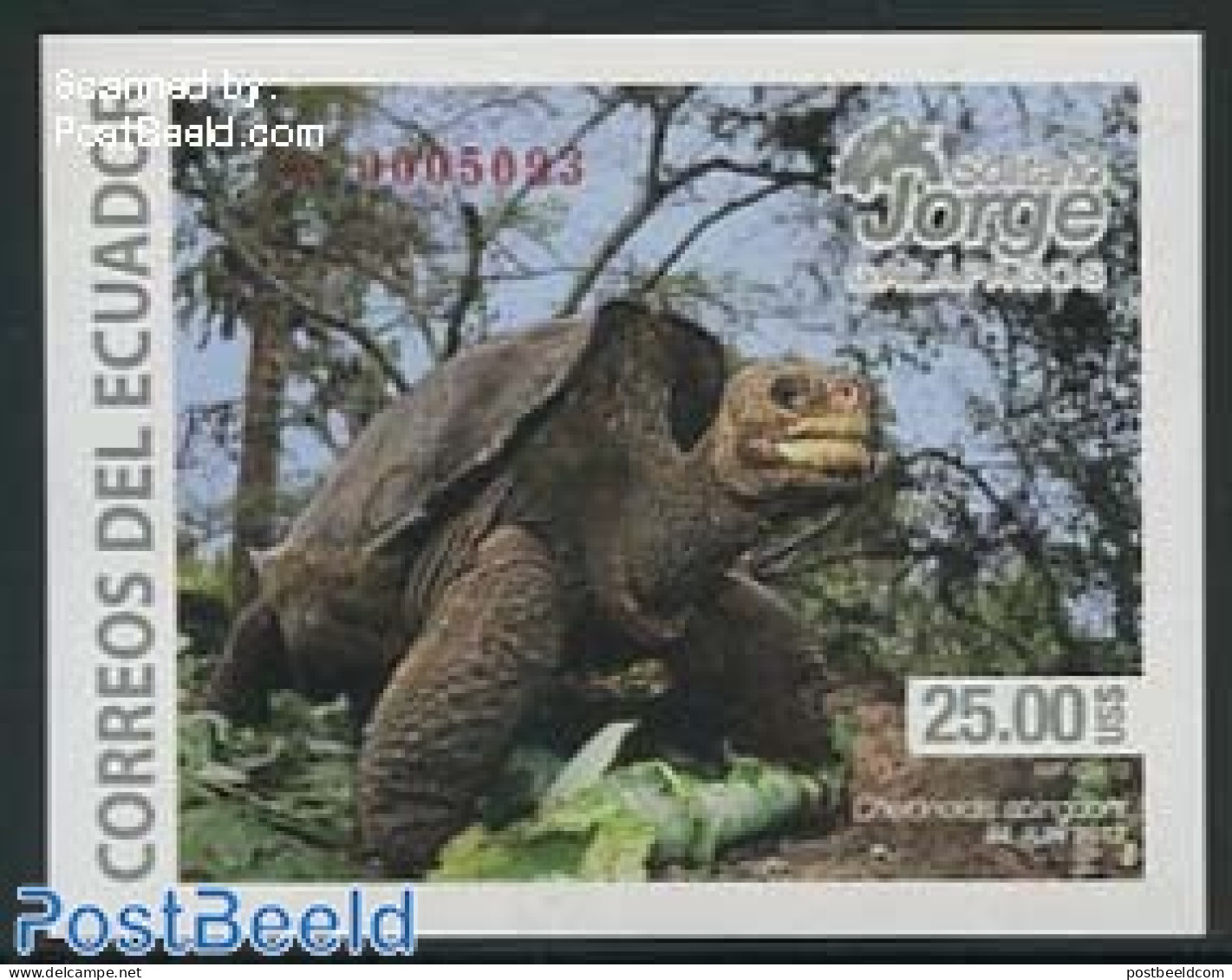 Ecuador 2012 Turtle S/s, Mint NH, Nature - Animals (others & Mixed) - Reptiles - Turtles - Ecuador