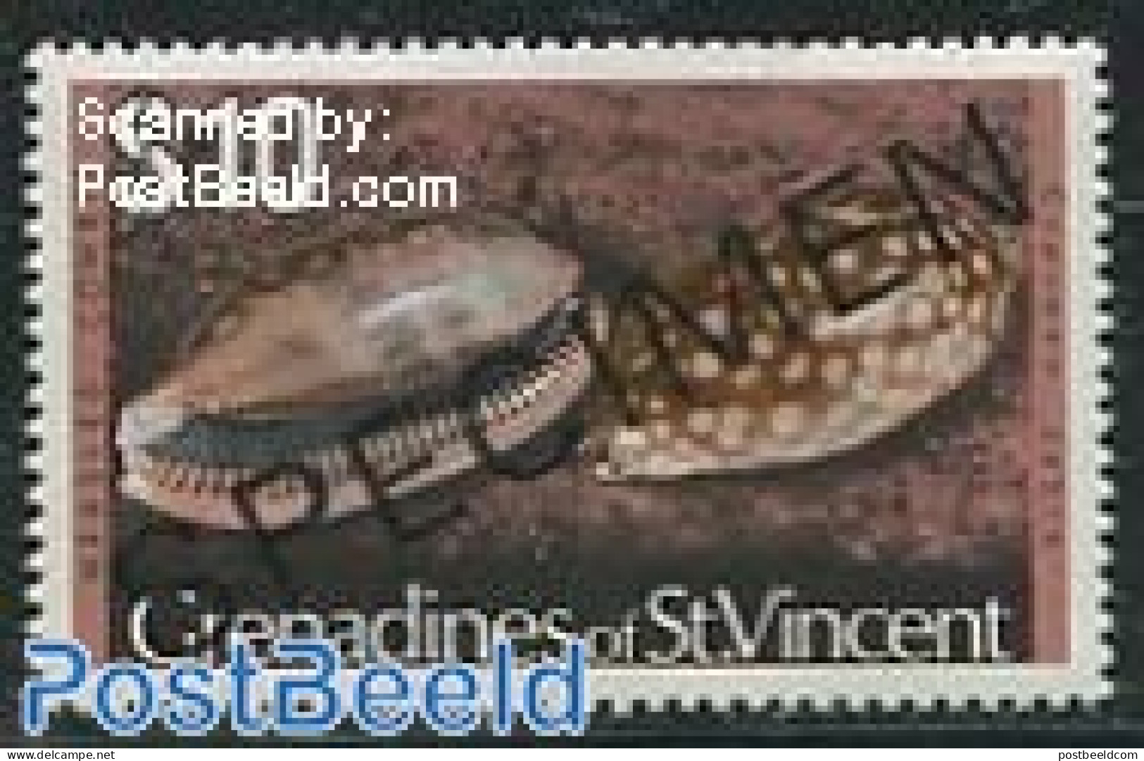 Saint Vincent & The Grenadines 1976 Shells 1v SPECIMEN, Mint NH, Nature - Shells & Crustaceans - Maritiem Leven