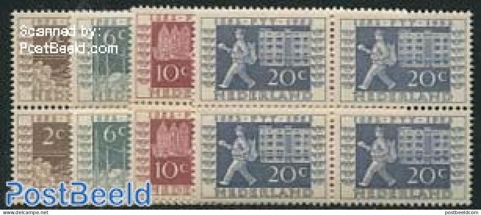 Netherlands 1952 ITEP 4v, Blocks Of 4 [+], Mint NH, Science - Transport - Telecommunication - Post - Railways - Ungebraucht