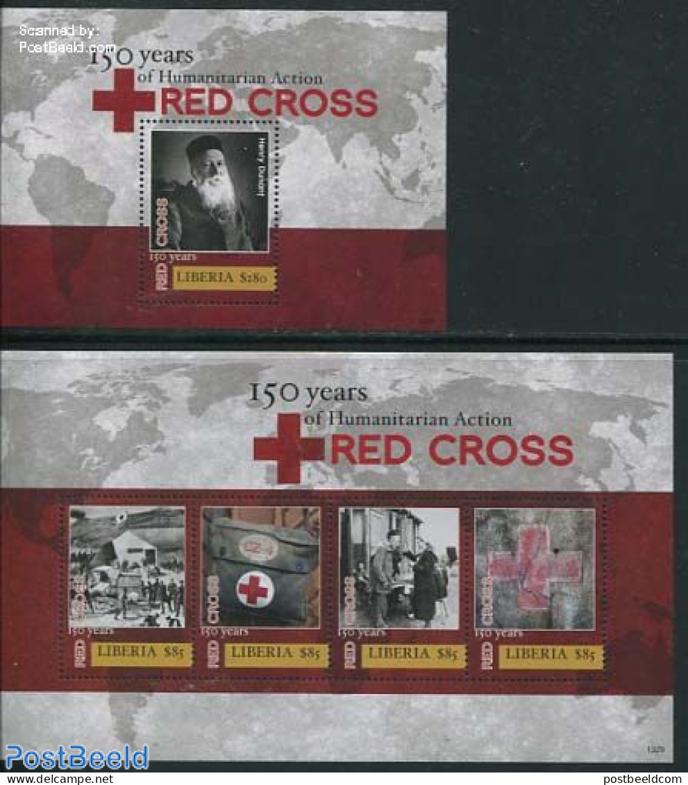 Liberia 2013 Red Cross 2 S/s, Mint NH, Health - Red Cross - Croix-Rouge