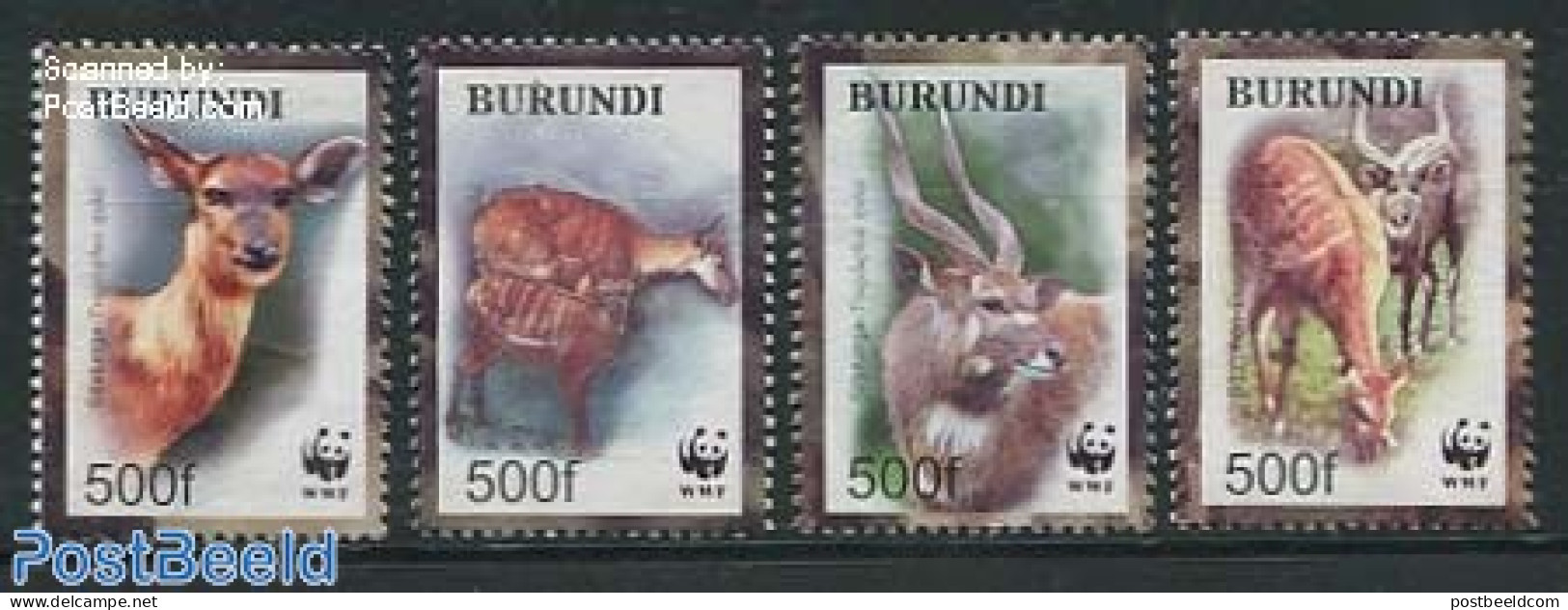 Burundi 2004 WWF 4v, Mint NH, Nature - Animals (others & Mixed) - World Wildlife Fund (WWF) - Otros & Sin Clasificación