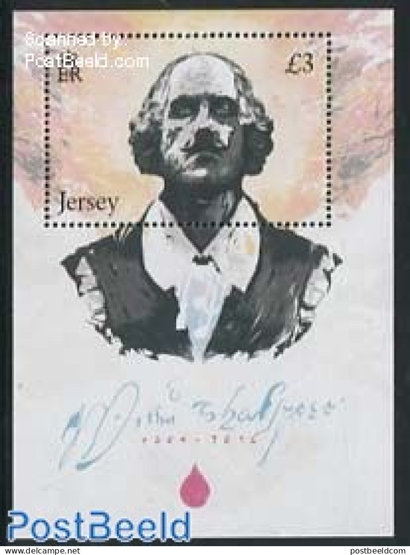 Jersey 2014 William Shakespeare S/s, Mint NH, Art - Authors - Schrijvers