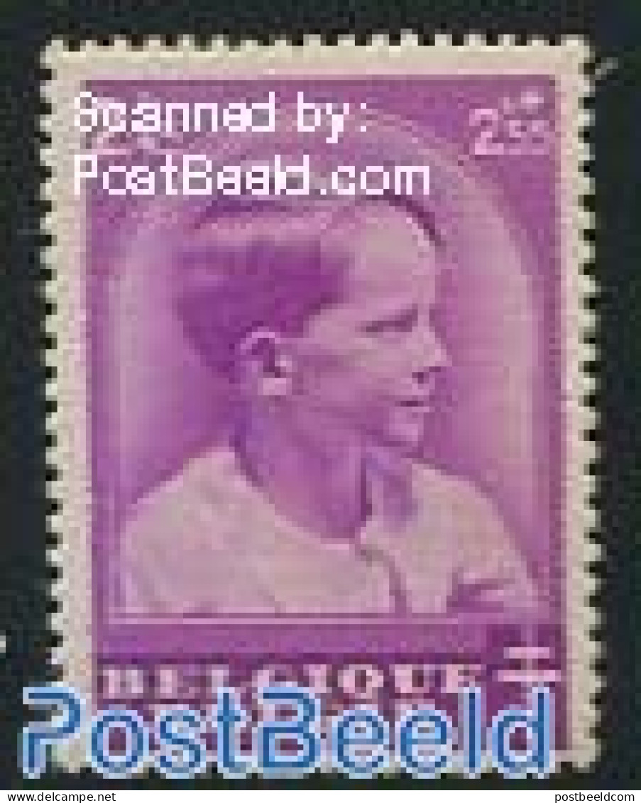 Belgium 1936 2.45, Stamp Out Of Set, Unused (hinged) - Ungebraucht