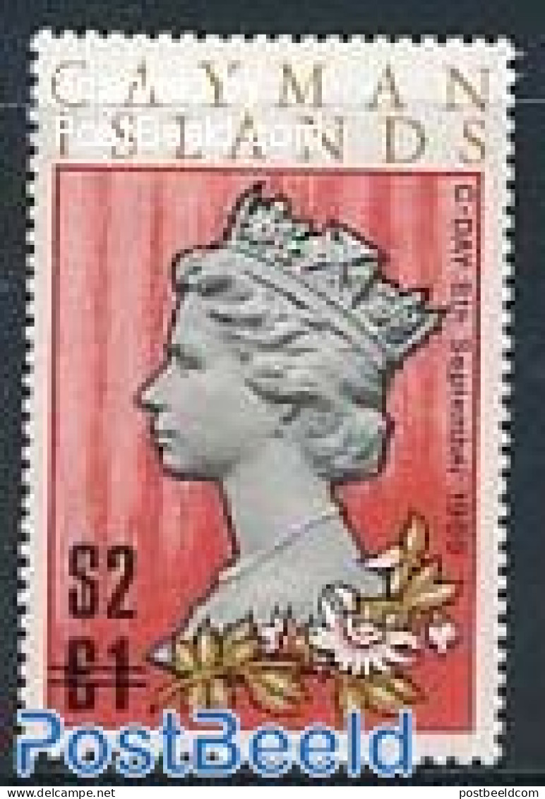 Cayman Islands 1969 2$, Stamp Out Of Set, Mint NH, Nature - Flowers & Plants - Caimán (Islas)
