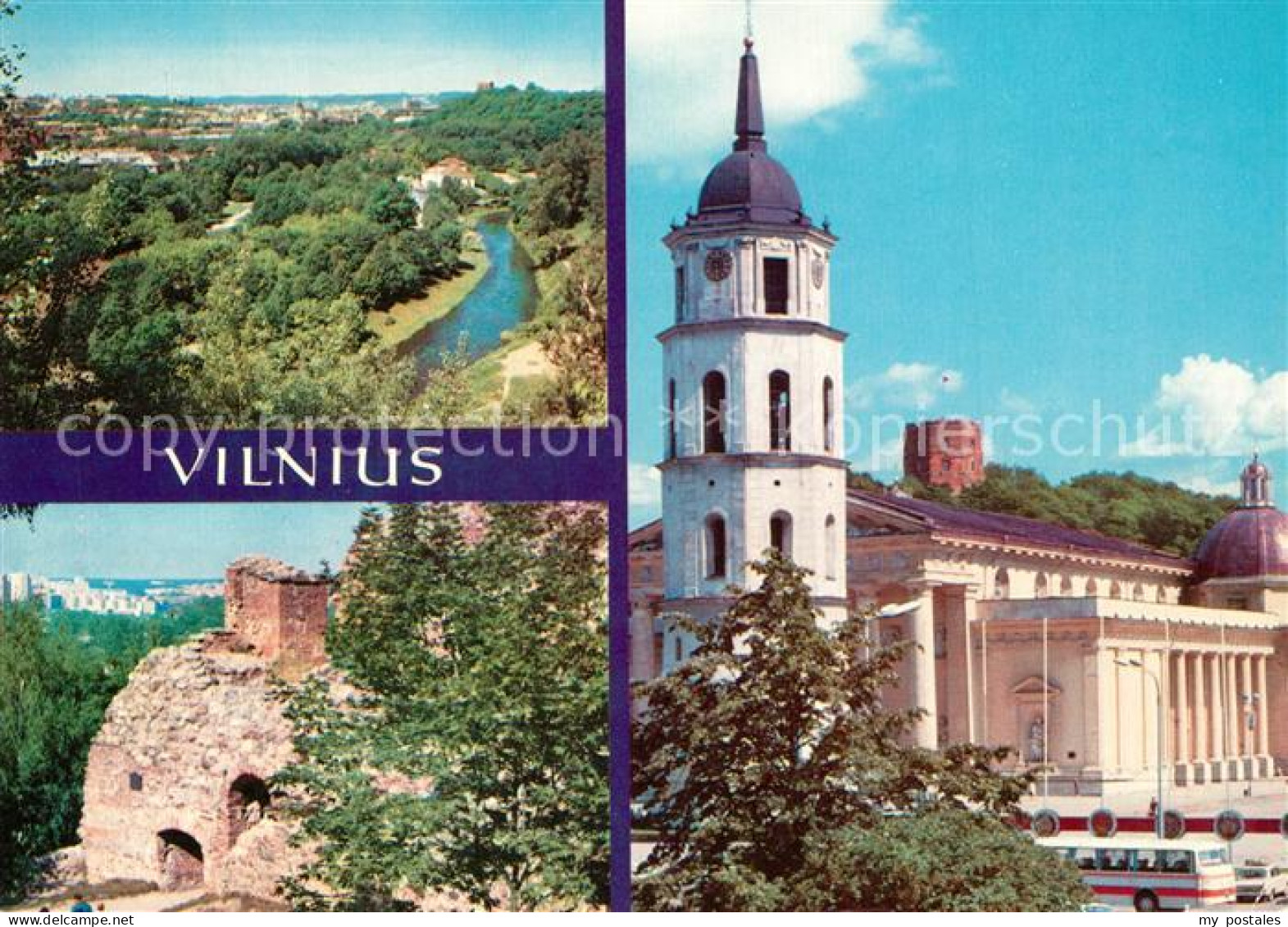 73355982 Vilnius Landschaftspanorama Ruine Kathedrale Vilnius - Lituanie