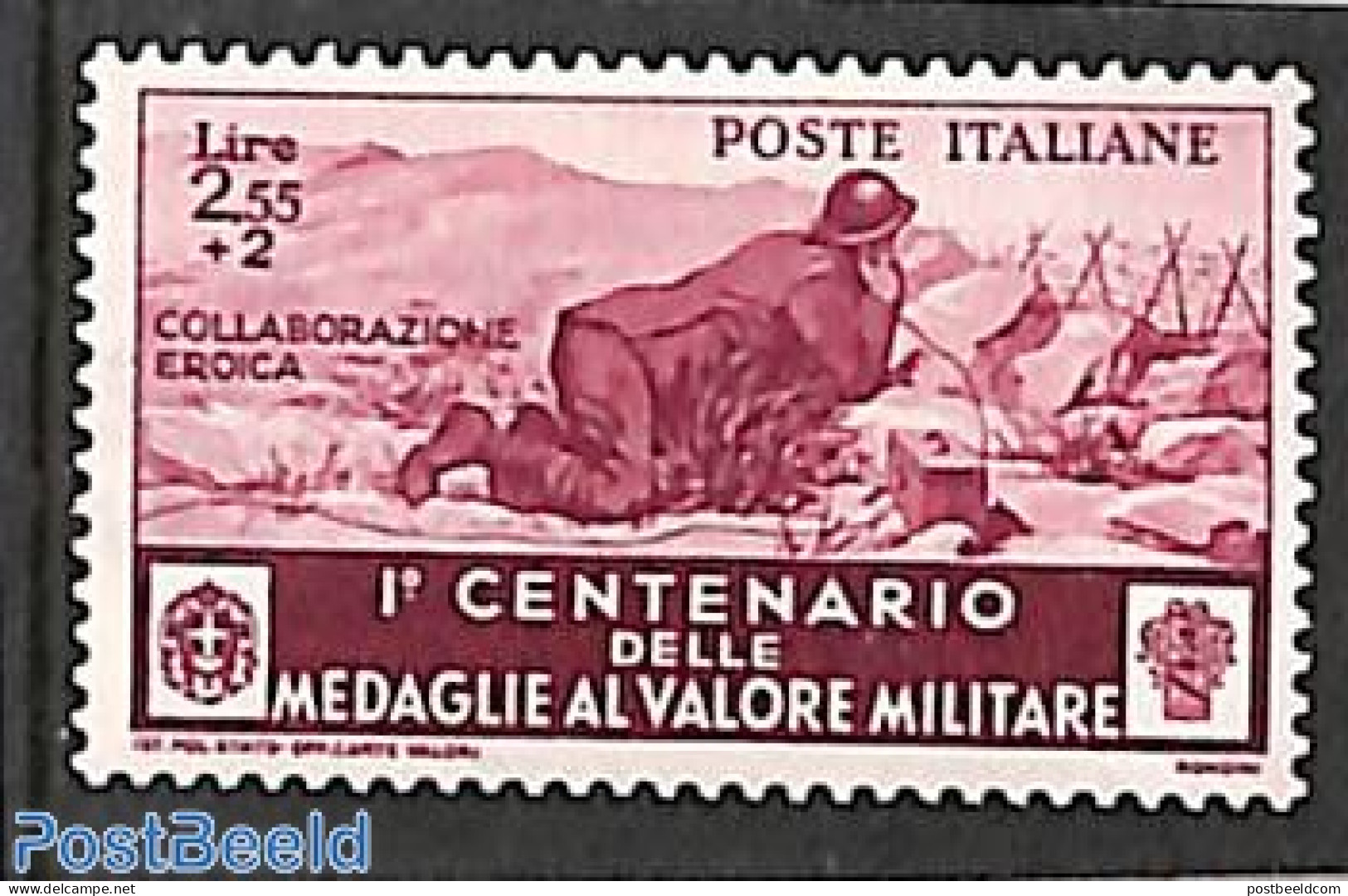 Italy 1934 2.55L, Stamp Out Of Set, Unused (hinged), History - Militarism - Autres & Non Classés