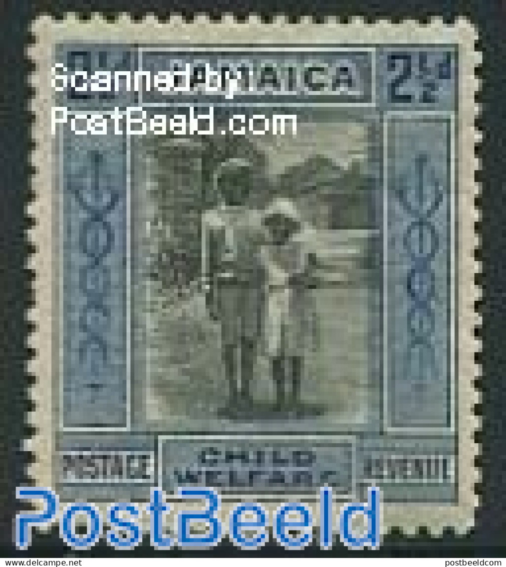 Jamaica 1923 2.5+2.5p, Stamp Out Of Set, Unused (hinged) - Giamaica (1962-...)