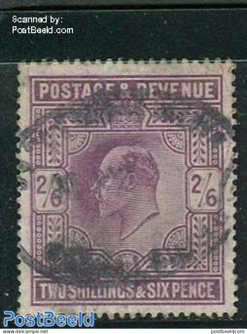 Great Britain 1902 2/6Sh, Used, Used Stamps - Oblitérés