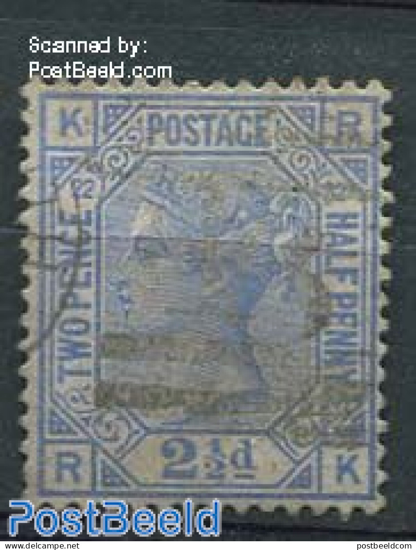 Great Britain 1880 2.5p, Plate 22, Used, Used - Otros & Sin Clasificación