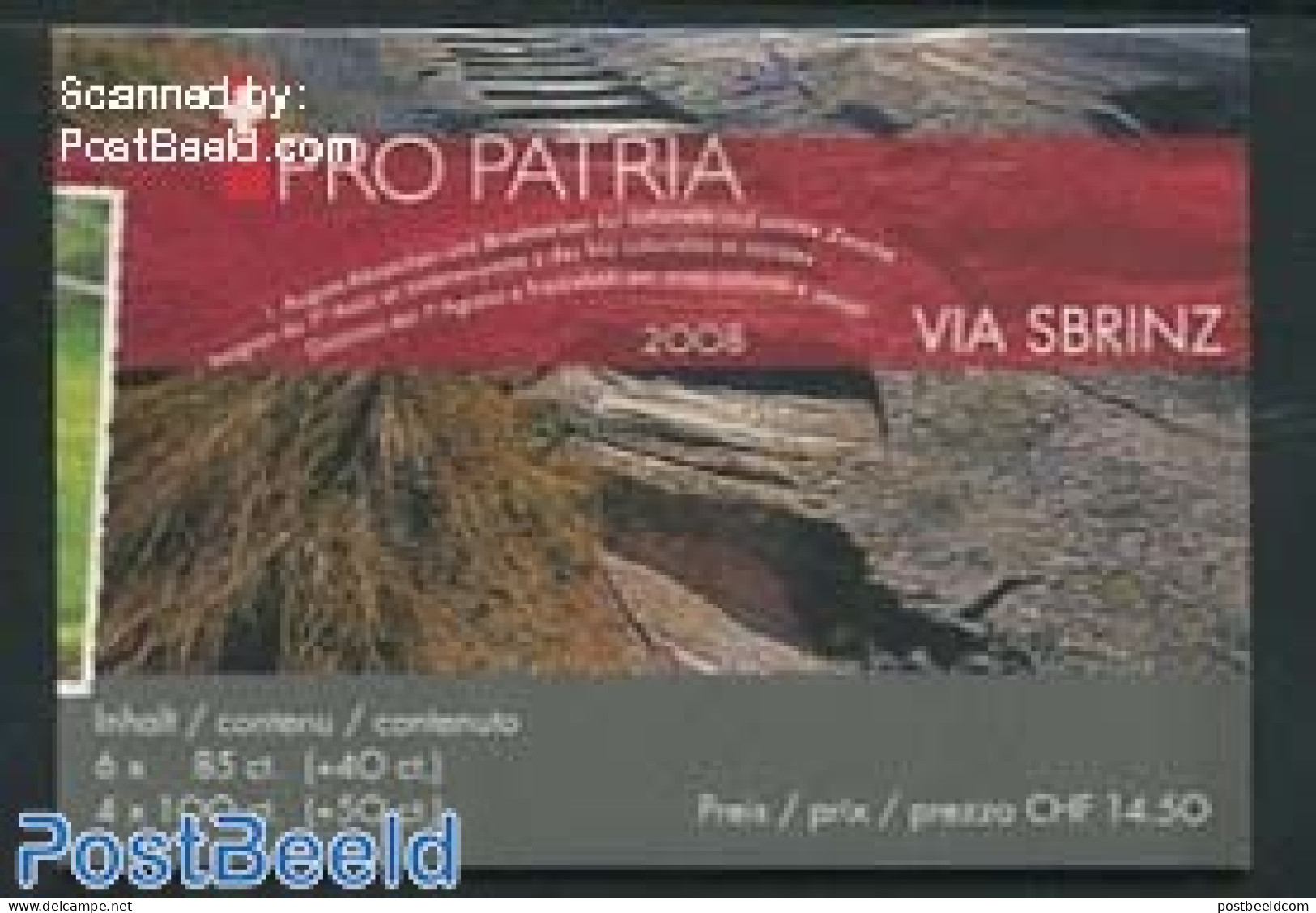 Switzerland 2008 Pro Patria Booklet, Mint NH, Stamp Booklets - Art - Castles & Fortifications - Nuovi