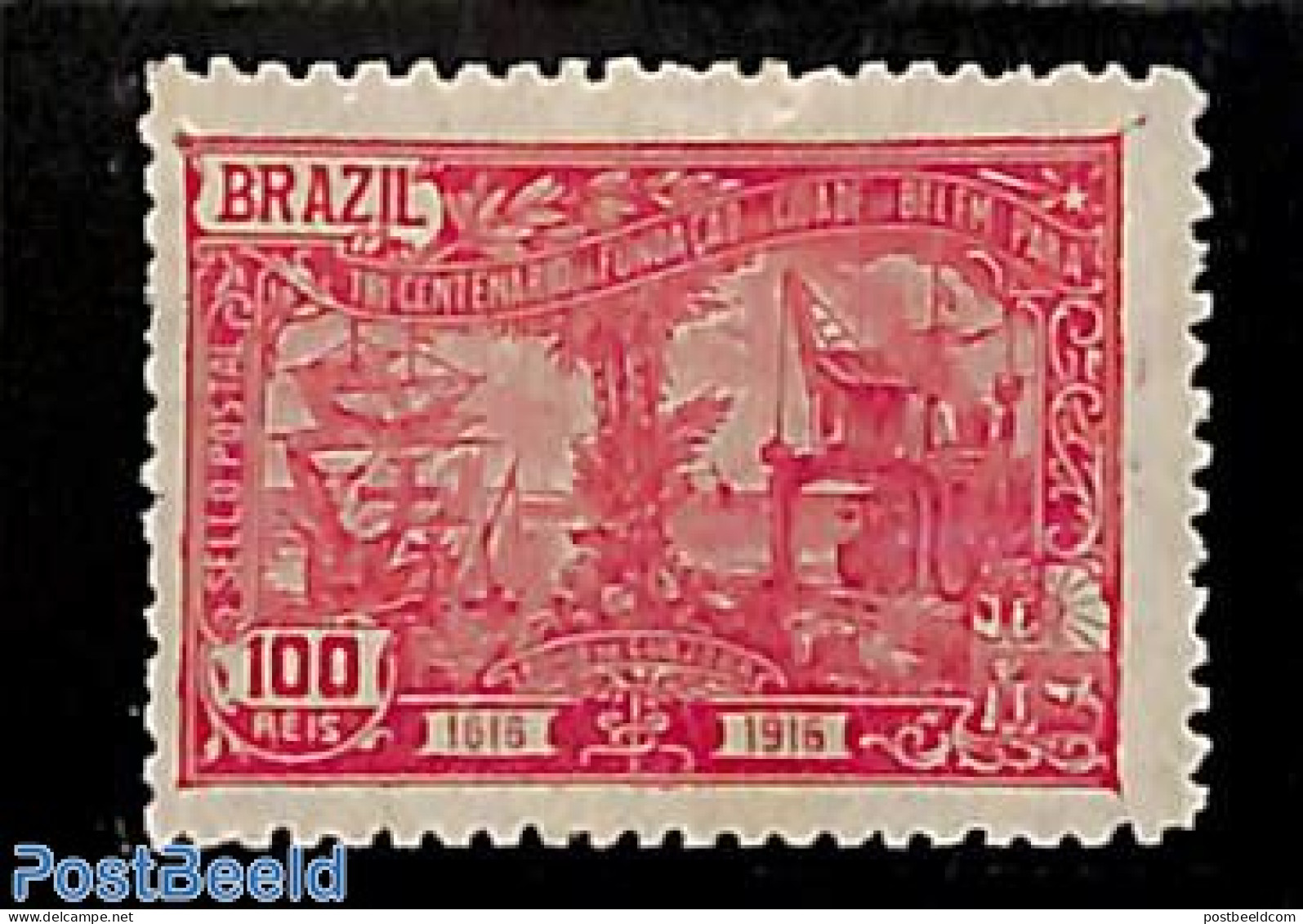 Brazil 1916 Belem 1v, Unused (hinged), Transport - Ships And Boats - Unused Stamps