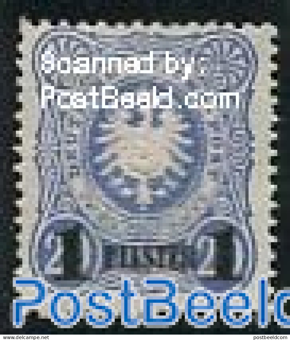 Türkiye 1884 1Pia, German Post, Stamp Out Of Set, Unused (hinged) - Otros & Sin Clasificación