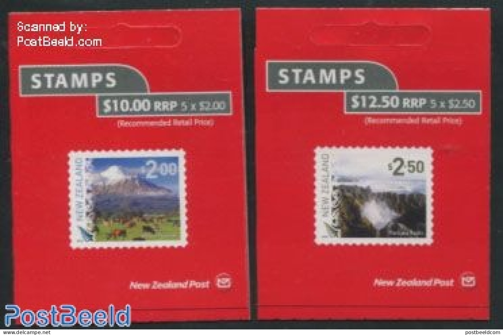 New Zealand 2014 Definitives 2 Booklets, Mint NH, History - Nature - Sport - Geology - Cattle - Mountains & Mountain C.. - Unused Stamps