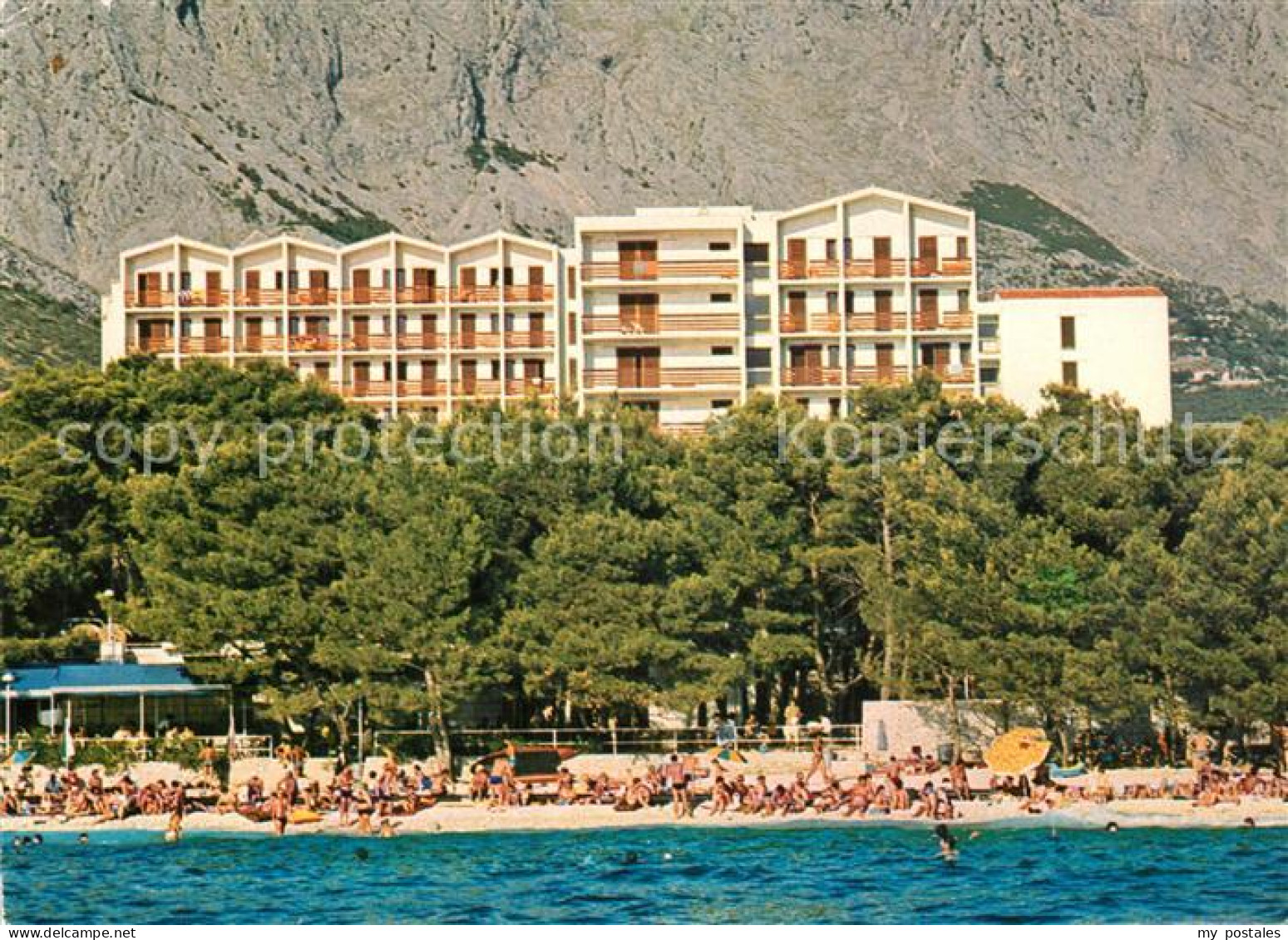 73355421 Baska Voda Hotel Horizont Strand Ansicht Vom Meer Aus Baska Voda - Kroatien