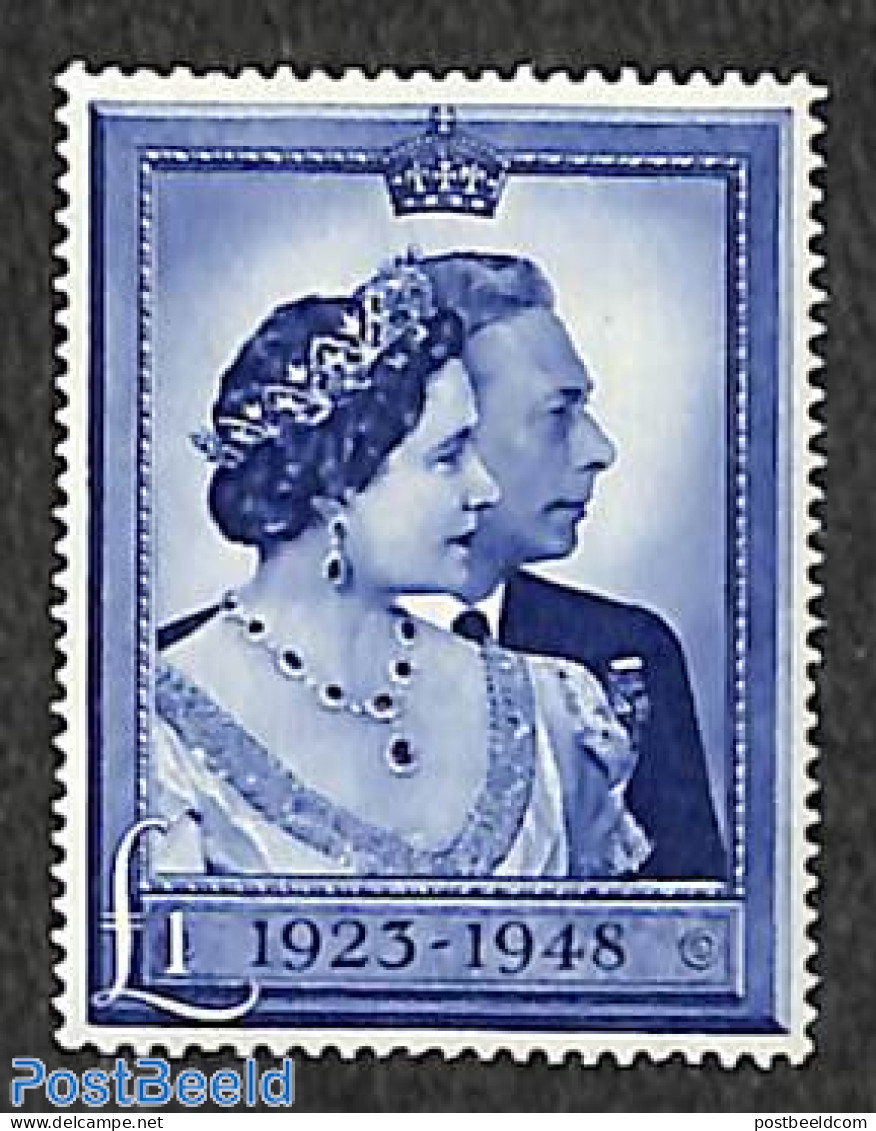 Great Britain 1948 1P, Stamp Out Of Set, Mint NH, History - Kings & Queens (Royalty) - Nuevos