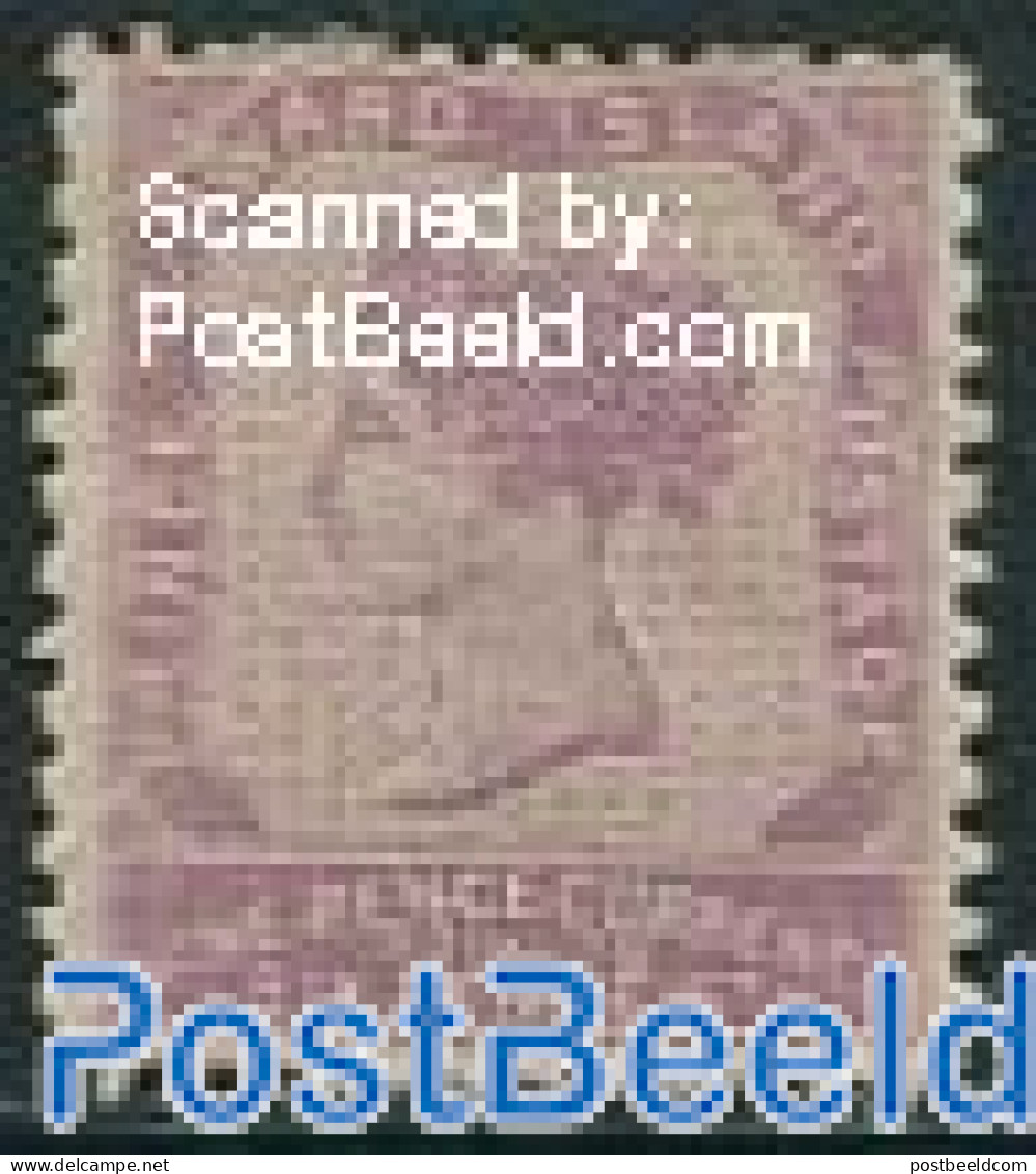 Canada 1862 Prince Edward, 9p, Stamp Out Of Set, Unused (hinged) - Nuevos