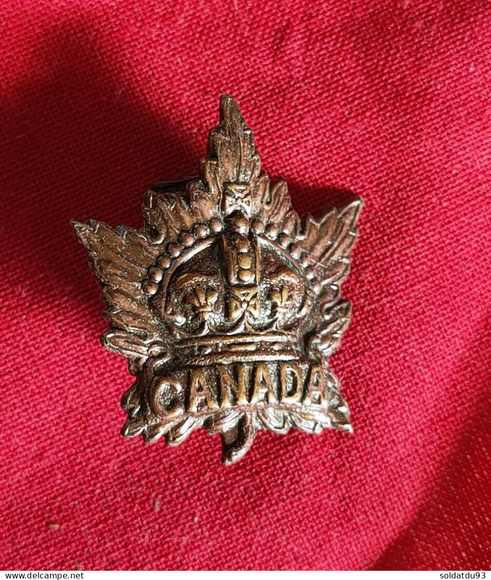 Insigne De Col  Du Canada , Du Service Général - 1914-18