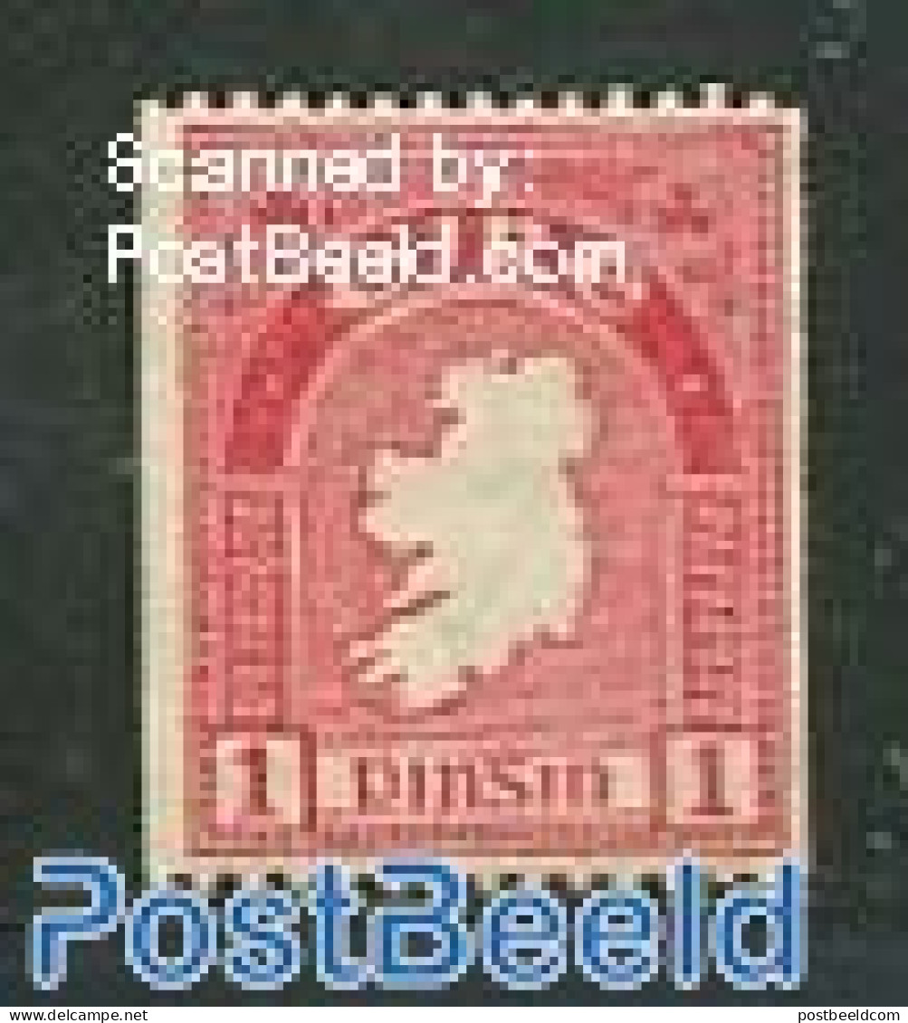 Ireland 1940 Definitive 1v, Coil Perf 14, Mint NH, Various - Maps - Unused Stamps