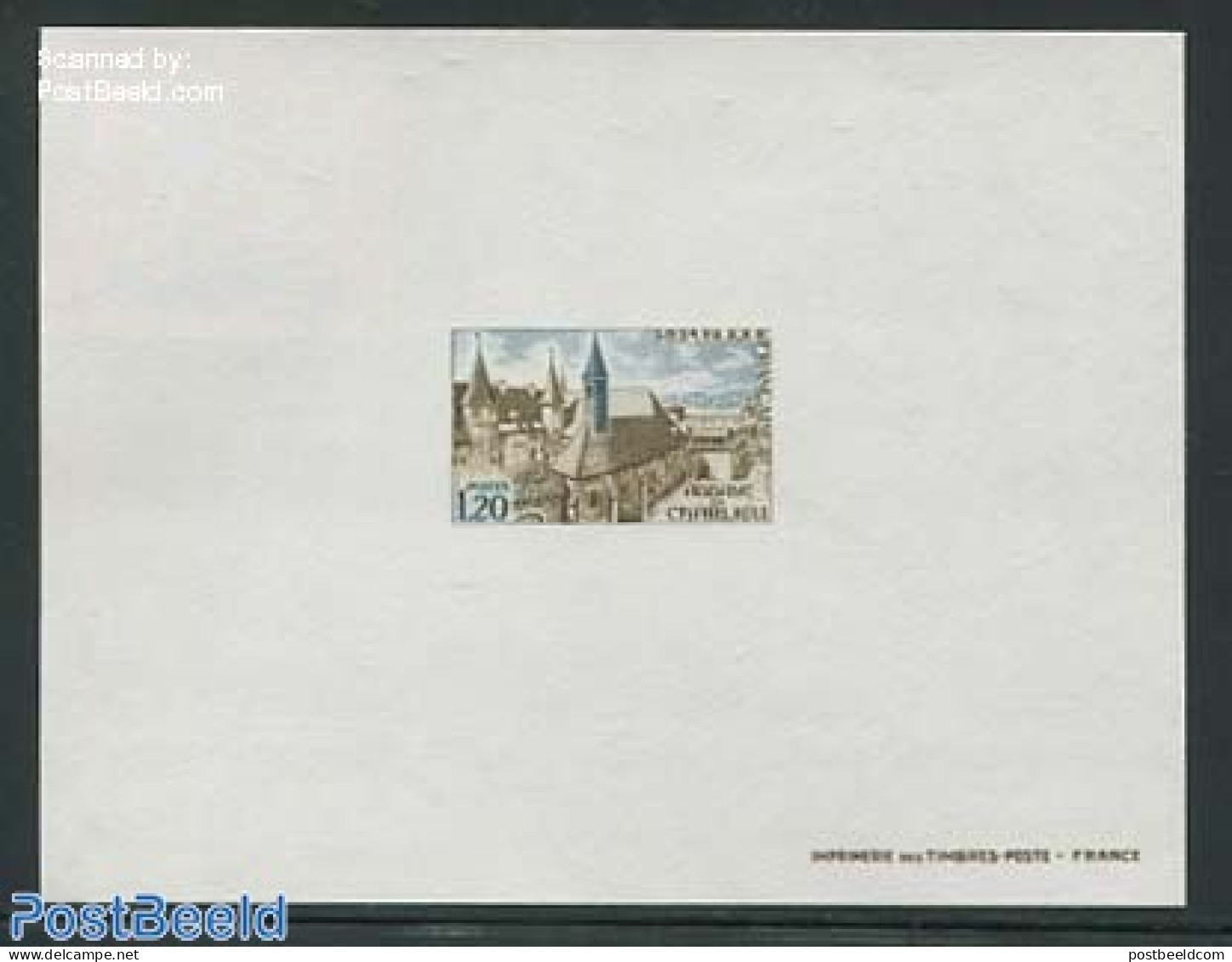 France 1972 Charlieu 1v, Epreuve De Luxe, Mint NH, Religion - Churches, Temples, Mosques, Synagogues - Cloisters & Abb.. - Unused Stamps