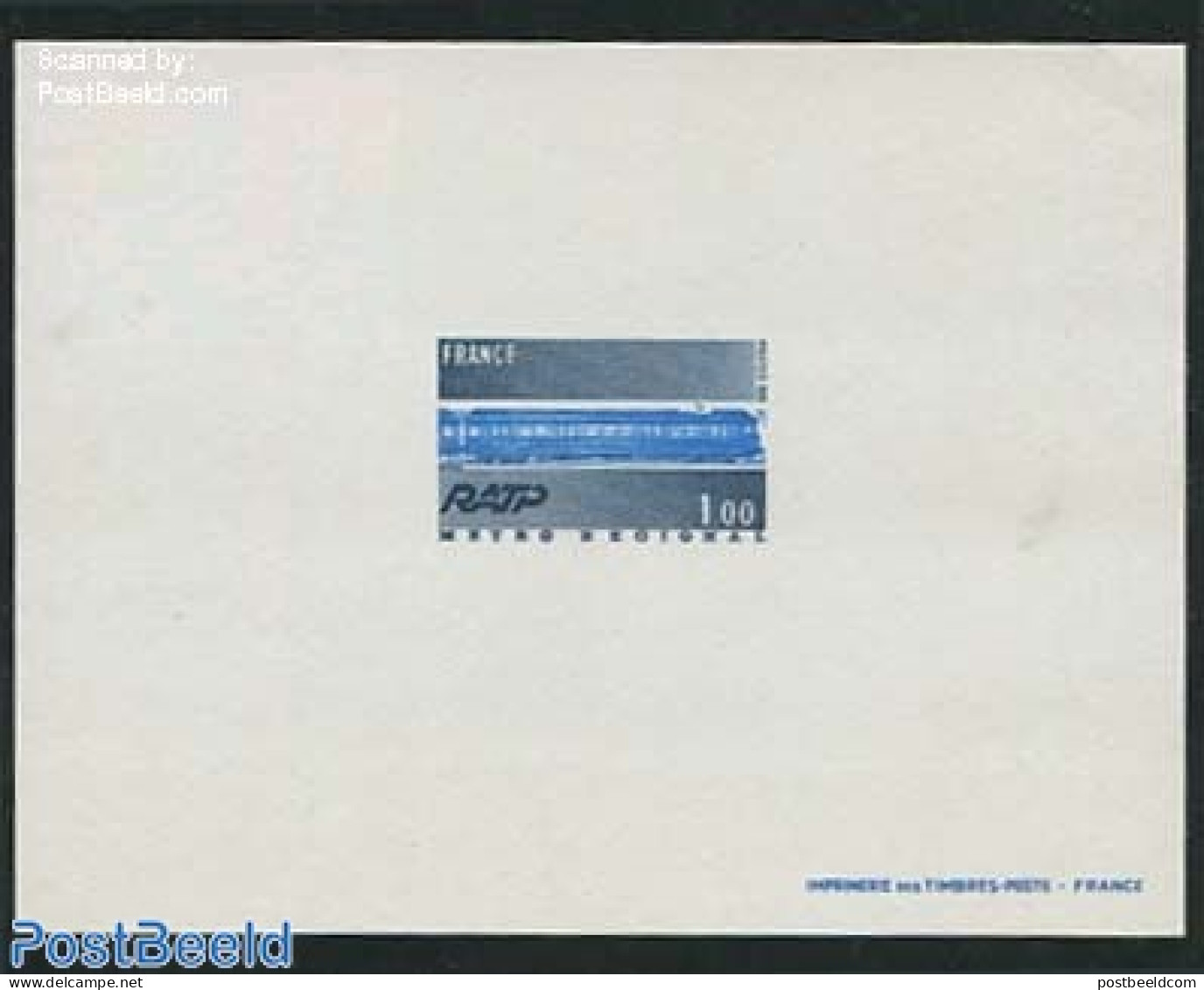 France 1975 Paris Metro/RER 1v, Epreuve De Luxe, Mint NH, Transport - Railways - Unused Stamps